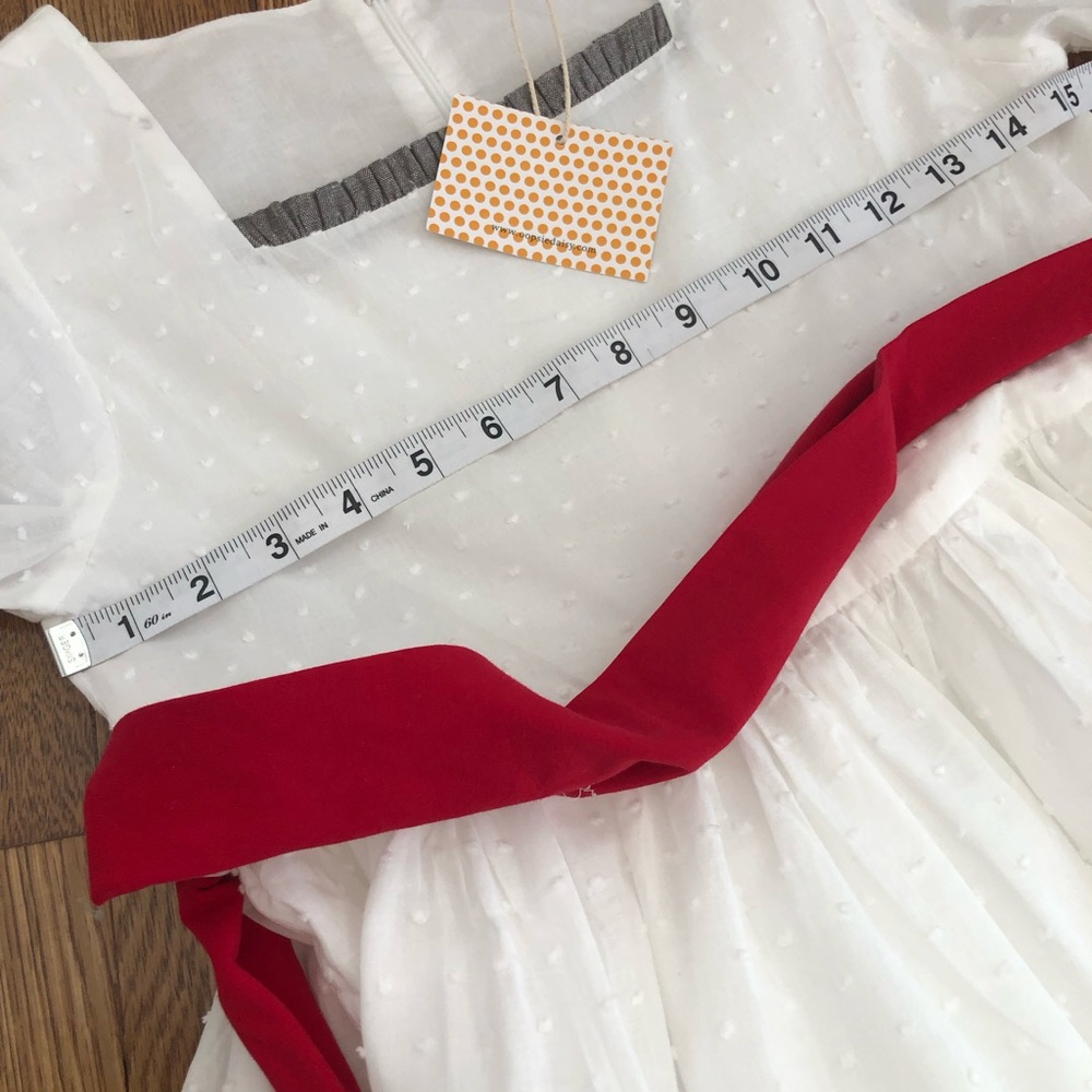 Oopsie Daisy girls chenille fancy dress size 12 nwt - Picture 7 of 9